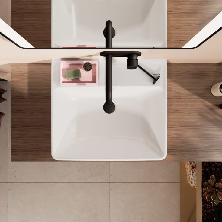 Hansgrohe Xanuia Q tvättställ, 55x48 cm, vit