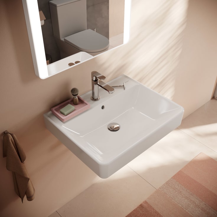 Hansgrohe Xanuia Q tvättställ, 60x48 cm, vit