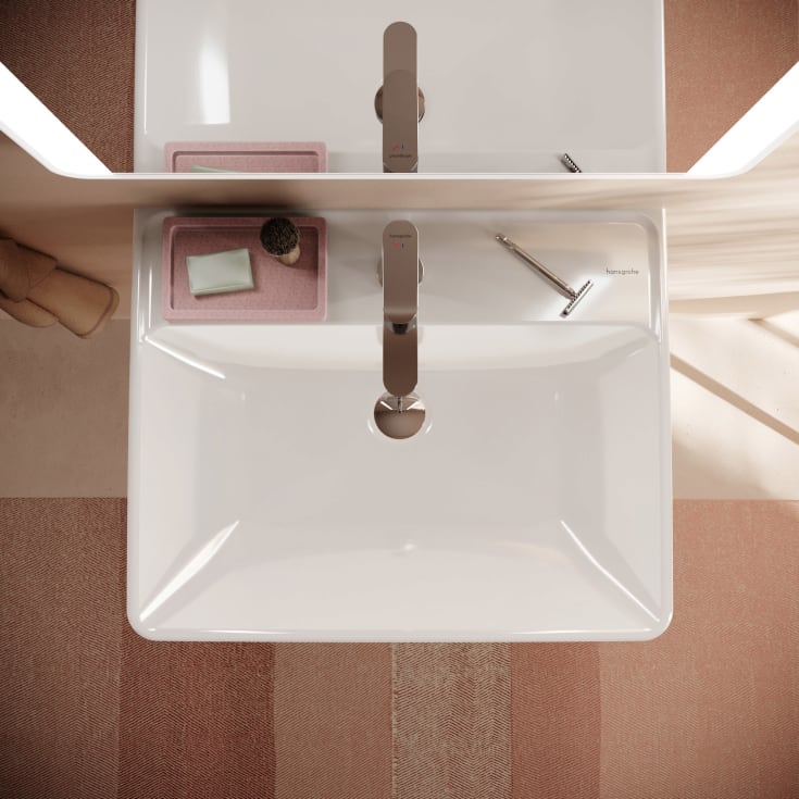 Hansgrohe Xanuia Q håndvask, 60x48 cm, hvid