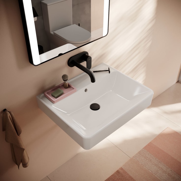 Hansgrohe Xanuia Q hÄndvask, 60x48 cm, hvid