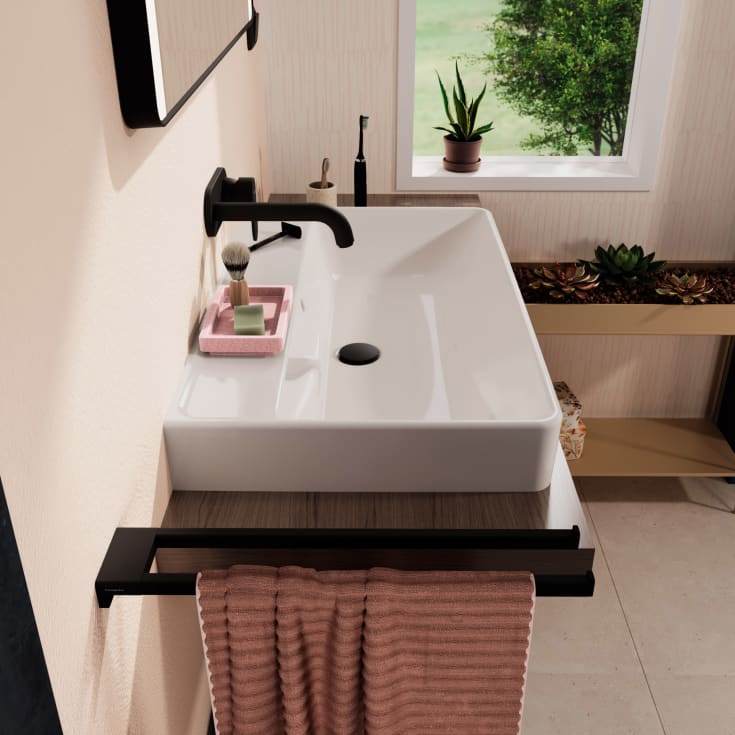 Hansgrohe Xanuia Q servant, 80x48 cm, hvit