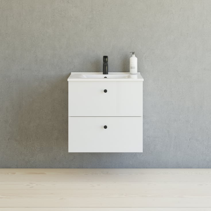 Dansani Luna Dot handtag, Ø28 mm, svart