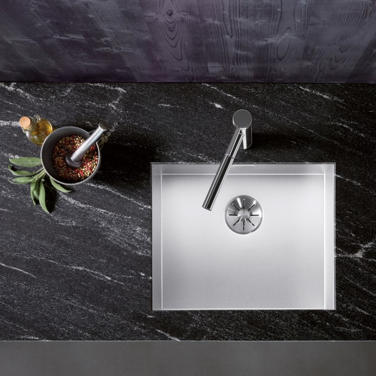 Blanco Zerox 500-U Durinox kjøkkenvask, 54x44 cm, rustfritt stål