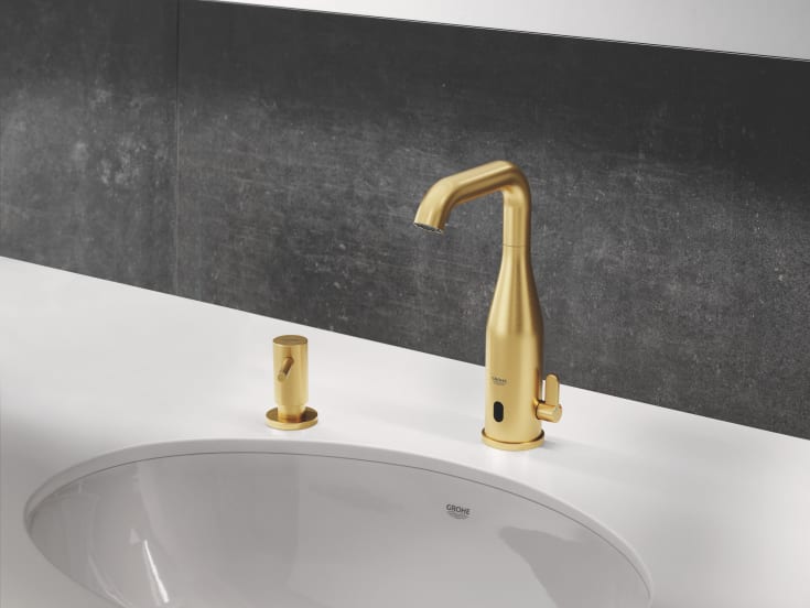 GROHE tvål dispenser t/h mässing borstad cool soluppgång