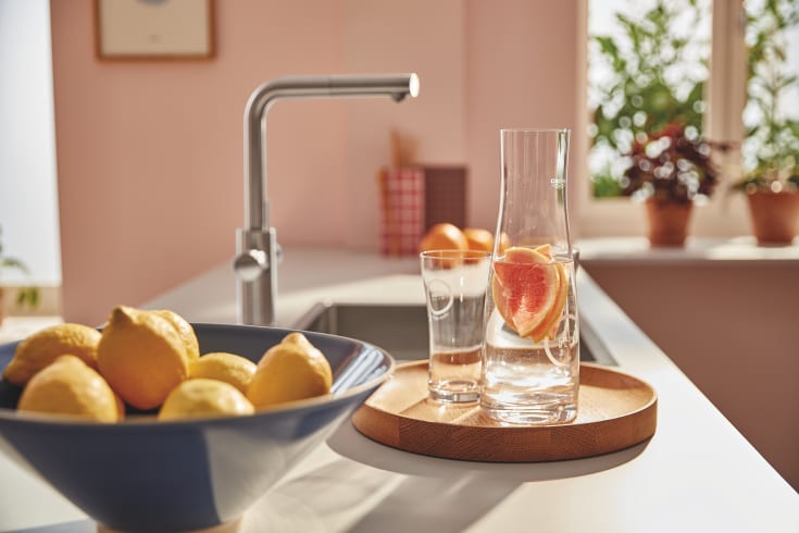 GROHE BLÅ karaff Ø95x308mm/1ltr glas