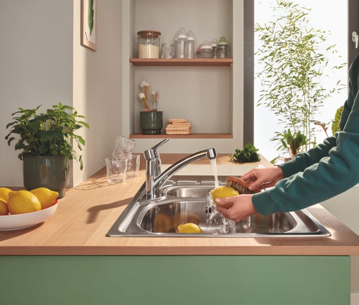 Grohe Start Eco kjøkkenarmatur, krom