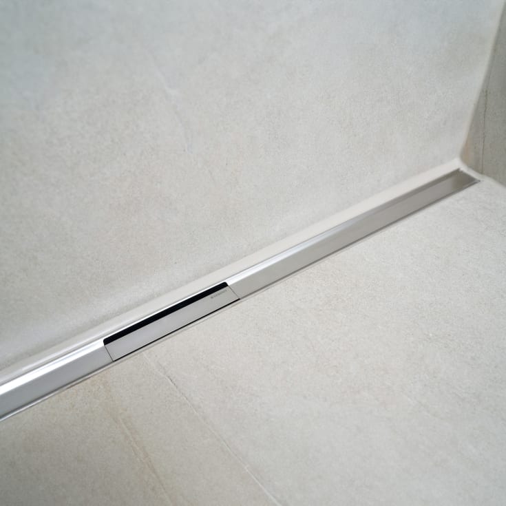 Geberit CleanLine80 avloppsblandare, 300-900 mm, fristående, rostfritt stål
