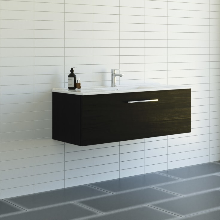 Dansani Mido+ möbelpaket, 121x45,5 cm, svart