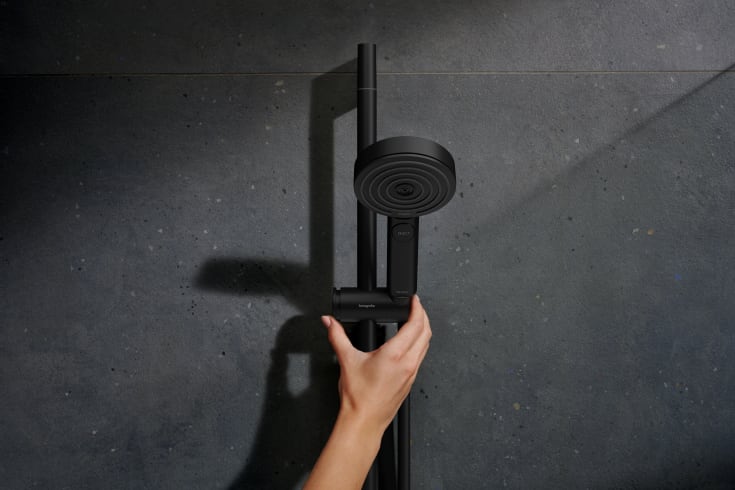 Hansgrohe Pulsify Select S dusjsett, vannbesparende, matt sort