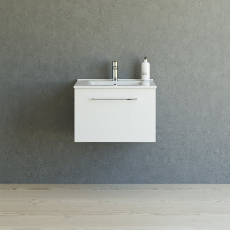 Dansani Mido+ möbelpaket, 61x45,5 cm, vit högglans