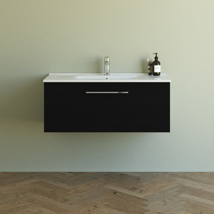 Dansani Mido+ möbelpaket, 101x45,5 cm, svart