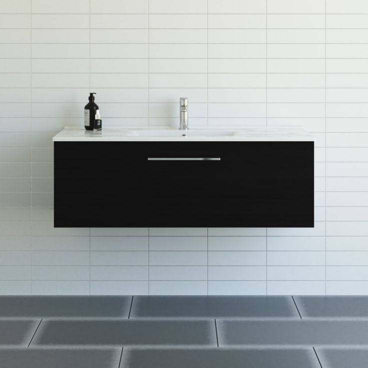 Dansani Mido+ møbelpakke, 121x45,5 cm, sort