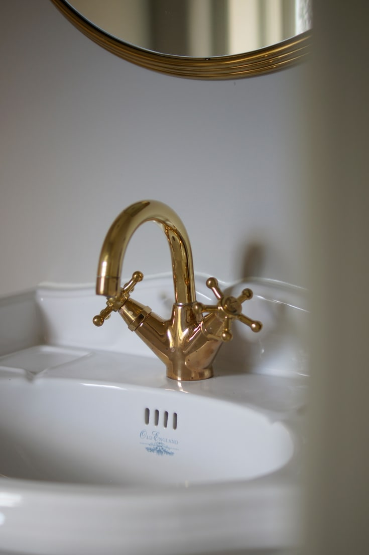 Toni Christiansborg håndvaskarmatur, messing