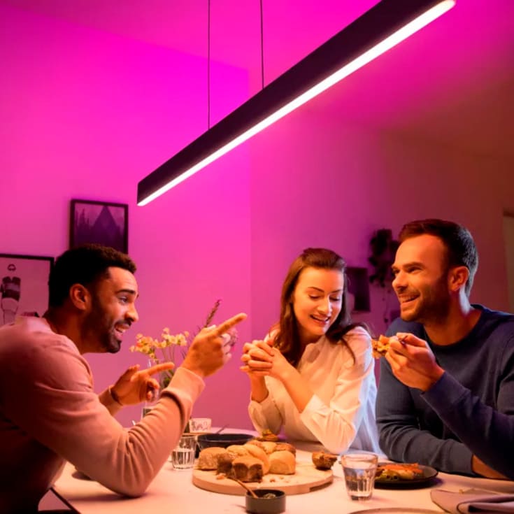 Philips Hue Ensis langbordspendel, sort