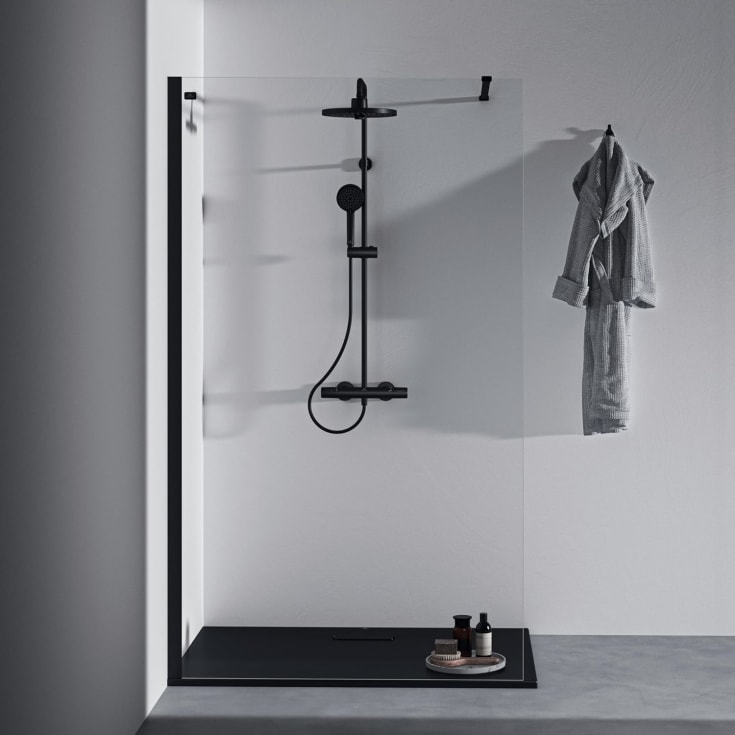 Ideal Standard Ceratherm T25+ brusesæt, mat sort