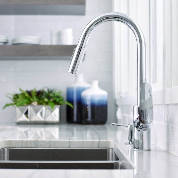 Hansgrohe Focus M41 kjøkkenarmatur, uttrekkbar tut, krom