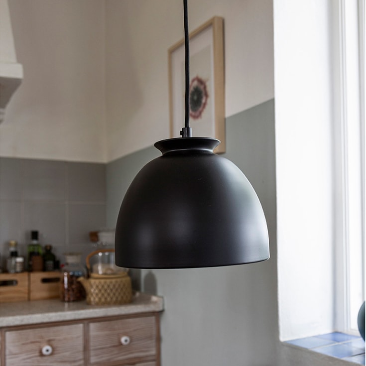 Superliving Bloom pendellampa, svart