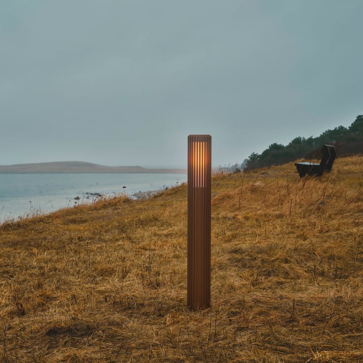 Nordlux Aludra pullert, brun, 95 cm