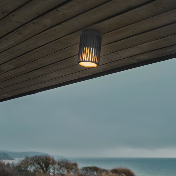 Nordlux Aludra taklampa utomhus, antracit