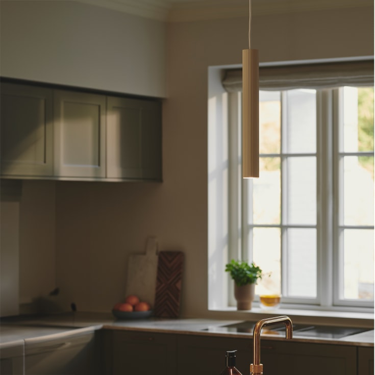 Nordlux Vico pendellampa, beige