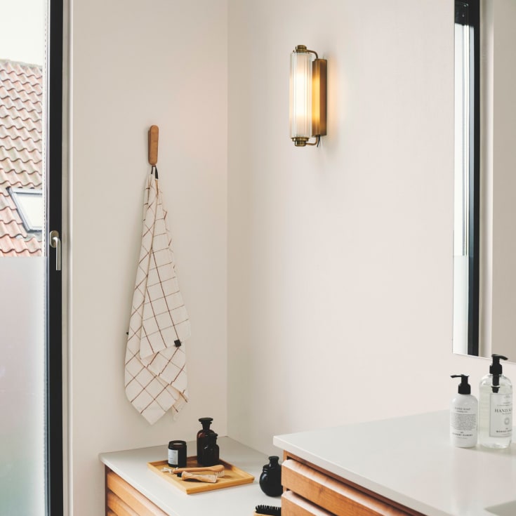Nordlux Nimal vägglampa, mässing