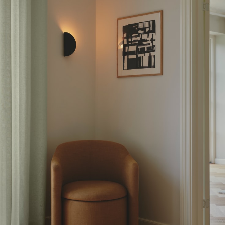 Nordlux Model 2110 vägglampa, svart