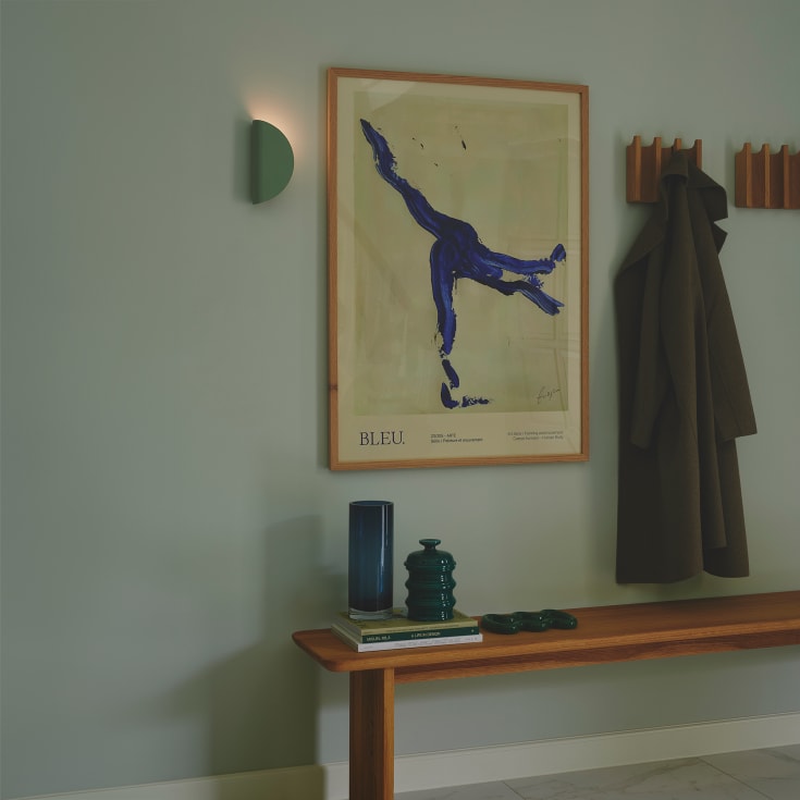 Nordlux Model 2110 vägglampa, grön