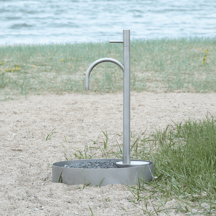 Frostline Classic brunnsring till vattenpost, rostfritt stål