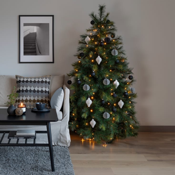 Konstsmide julgransslinga, 150 bärnstensfärgade ljus, 1,8 meter