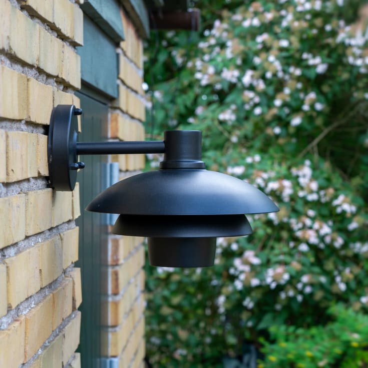 Dyberg Larsen Morph vägglampa utomhus, 24 cm