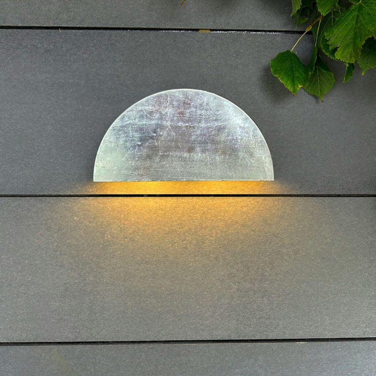 Dyberg Larsen Scott vägglampa utomhus, galvaniserat stål