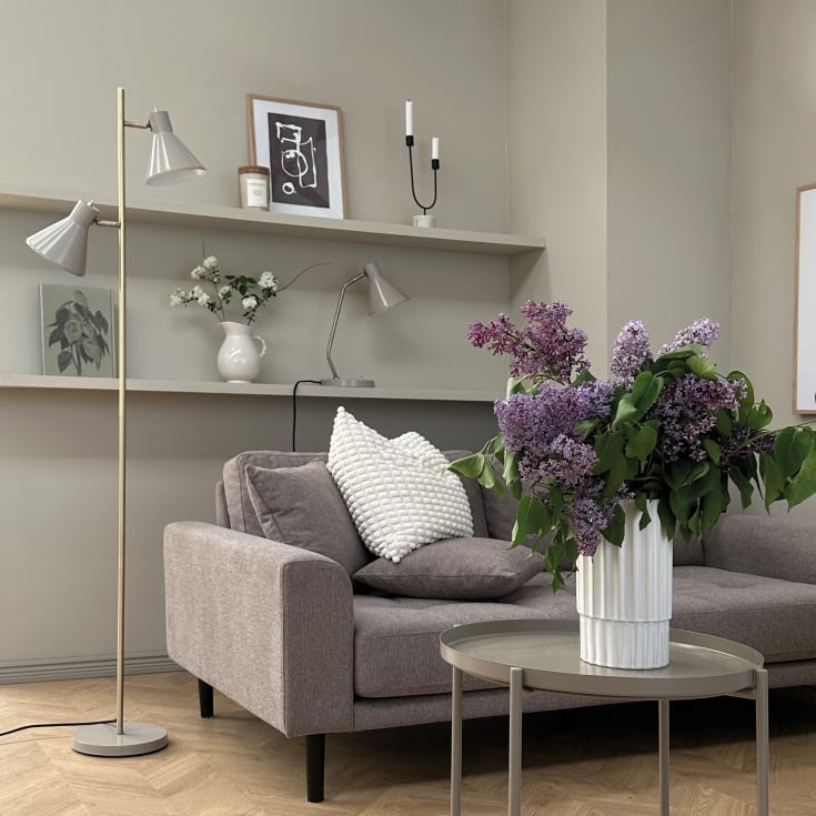 Dyberg Larsen Sleep gulvlampe, brun