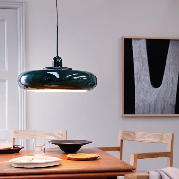 Dyberg Larsen Planet pendellampe, grønn