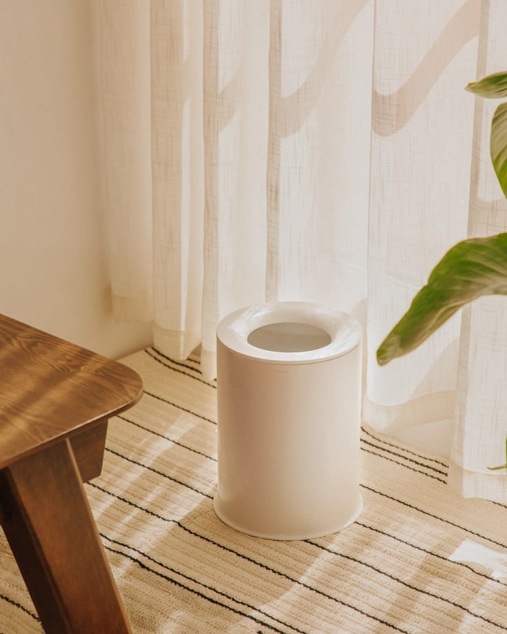 2 stk Cosmic Geyser søppelbøtte, 5 L, matt hvit