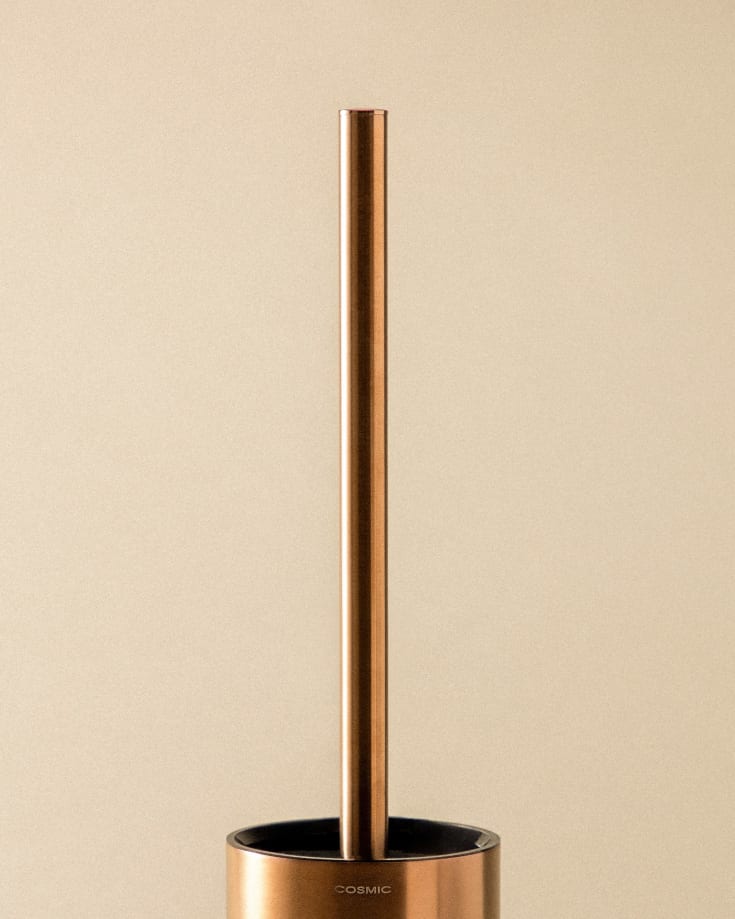 Cosmic Architect S+ toalettborste, borstad koppar
