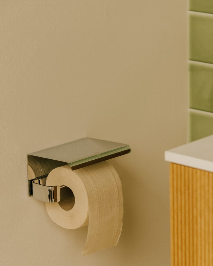 Cosmic LineB+ toiletrulleholder, krom