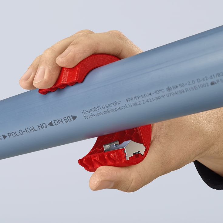 KNIPEX BiX® skæreværktøj til kunststofrør og samlemuffer
