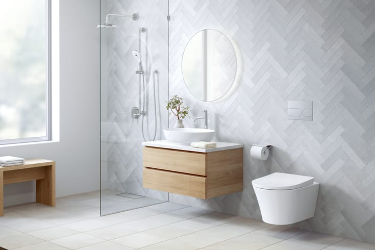 Toto GP væghængt toilet, uden skyllekant, rengøringsvenlig, hvid
