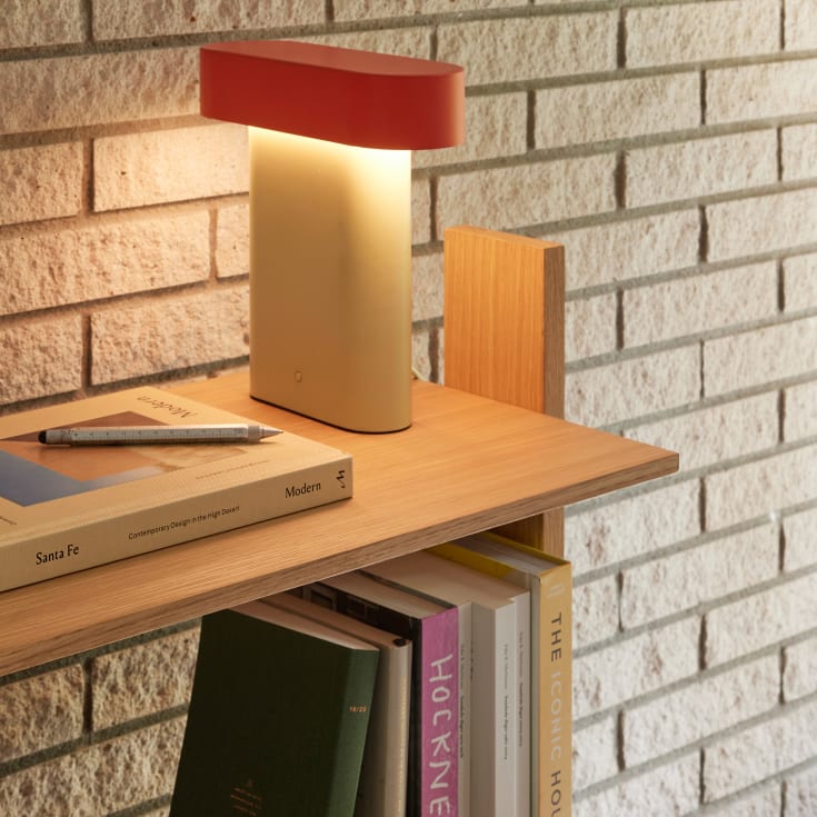 Hübsch Sleek bordslampa, grön
