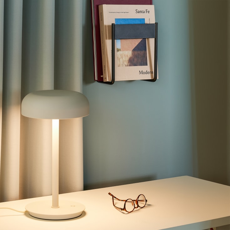 Hübsch Velo bordlampe, beige