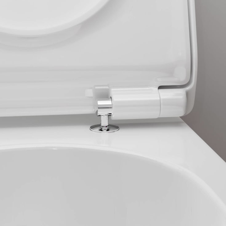 Hansgrohe EluPura S 540 væghængt toilet, uden skyllekant, rengøringsvenlig, hvid
