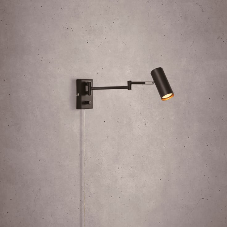 Markslöjd Torino vegglampe, sort