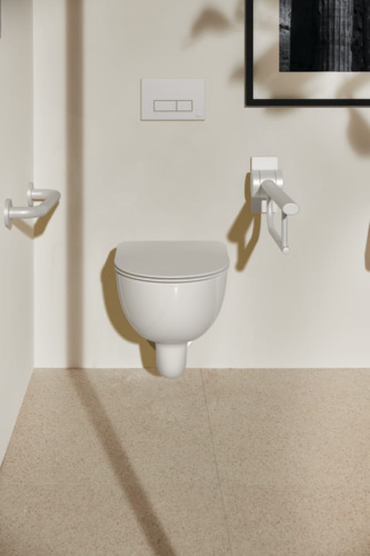 Ideal Standard i.life A vägghängd toalett, utan spolkant, vit