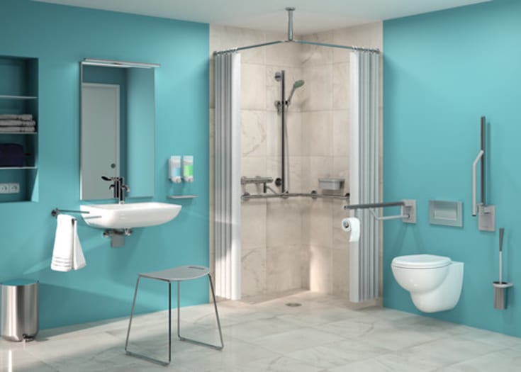Ideal Standard Contour 21+ væghængt toilet, uden skyllekant, rengøringsvenlig, hvid