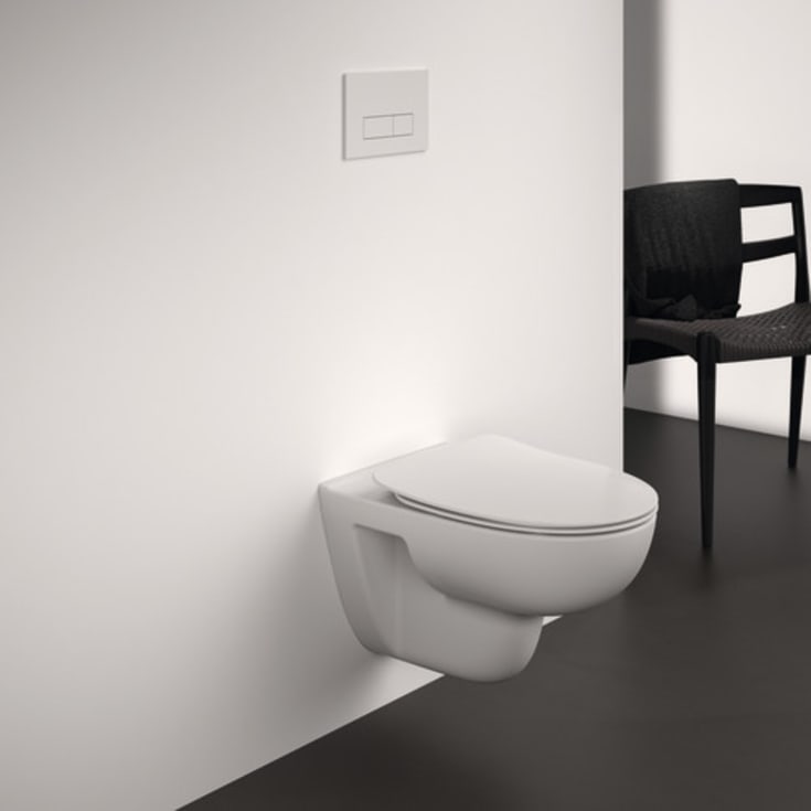 Ideal Standard i.life A toiletbræt, soft close, aftagelig, hvid
