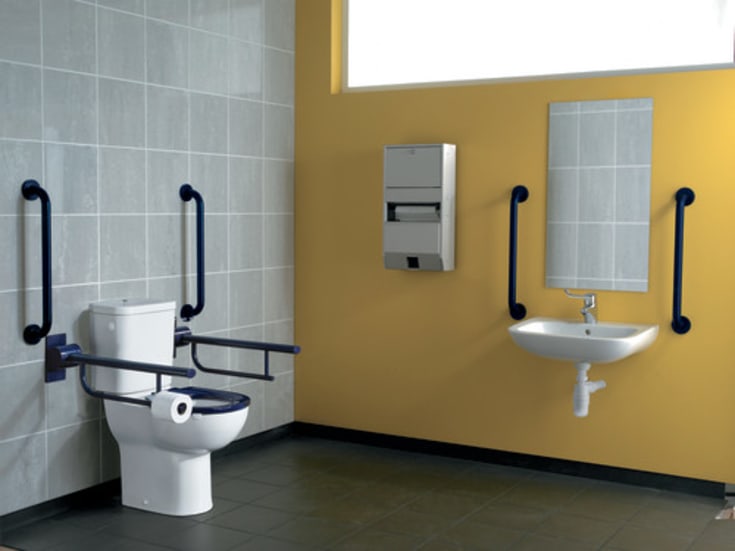 Ideal Standard Contour 21 armstøtte, blå