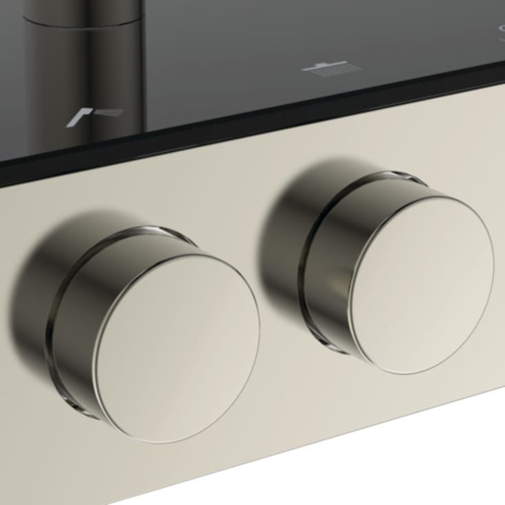 Ideal Standard Ceratherm Solos brusesæt, vandbesparende, sølv