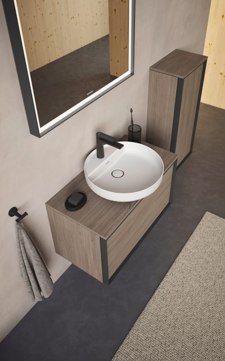 Duravit Tulum tvättställsblandare, medium, svart