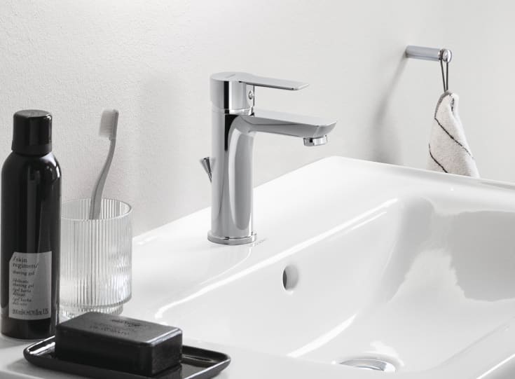 Duravit A.1 servantbatteri medium, krom