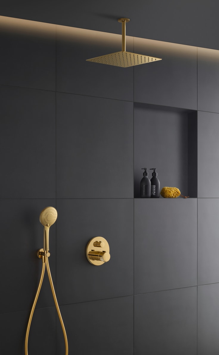 Duravit 110 handdusch, guld